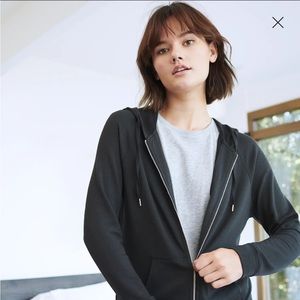 Quince SuperSoft Fleece Zip Up Hoodie